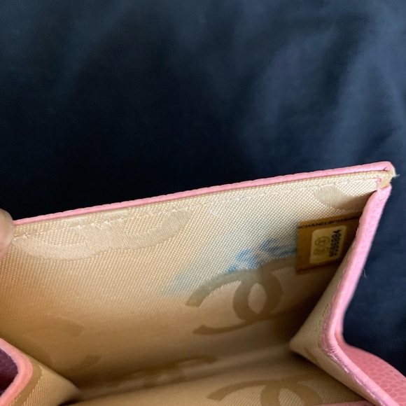 Authentic Chanel Pink Caviar Coin Purse - Picture 9 of 9